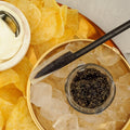 Marbled Horn Butter Knife
