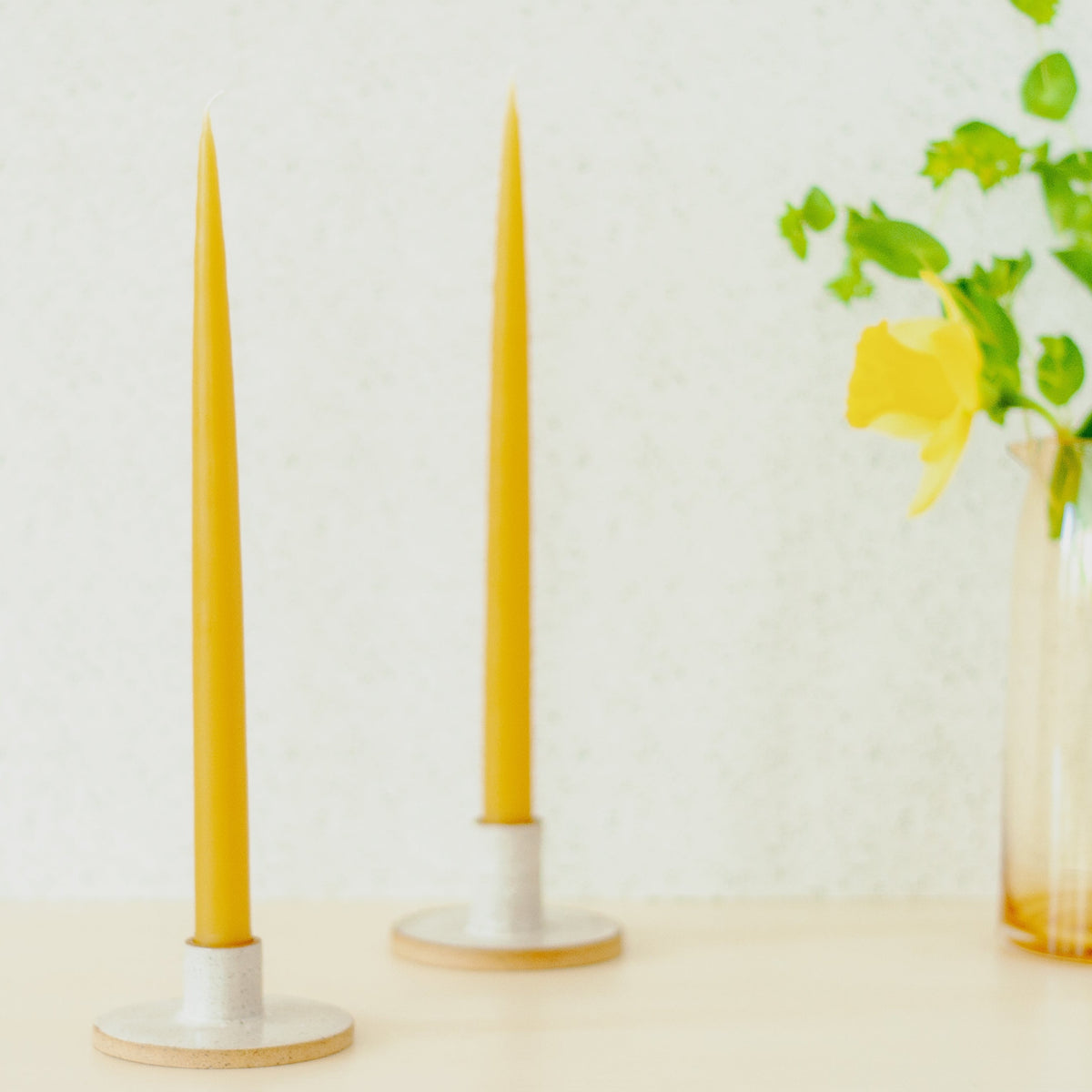 13" Dripless Taper Candles, Set of 2