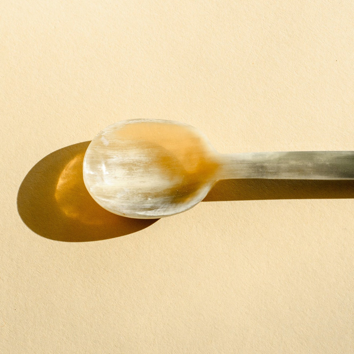 Marbled Horn Coffee Spoon